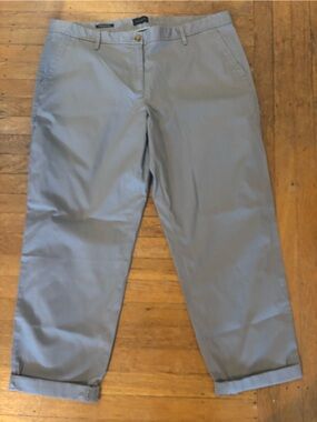 Talbots Relaxed Chino pants in  Light Gray size 16